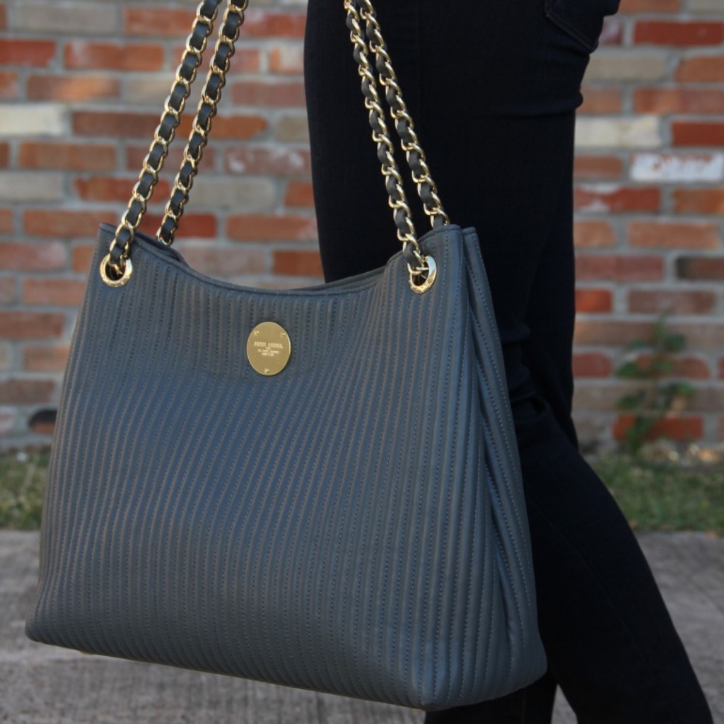 Henri Bendel Quilted Nappa Leather Handbag
